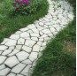 Granite stone garden pedestrian street pedestrian